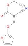 2-Propenoic acid, 2-cyano-3-(2-furanyloxy)-, ethyl ester