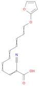 2,4,6,8,10-Undecapentaenoic acid, 2-cyano-11-(2-furanyloxy)-