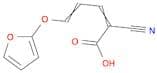 2,4-Pentadienoic acid, 2-cyano-5-(2-furanyloxy)-