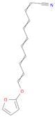 2,4,6,8,10-Undecapentaenenitrile, 11-(2-furanyloxy)-