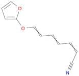 2,4,6-Heptatrienenitrile, 7-(2-furanyloxy)-