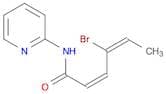 2,4-Hexadienamide, 4-bromo-N-2-pyridinyl-, (Z,E)-