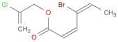 2,4-Hexadienoic acid, 4-bromo-, 2-chloro-2-propenyl ester, (Z,E)-