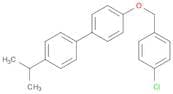 1,1'-Biphenyl, 4-[(4-chlorophenyl)methoxy]-4'-(1-methylethyl)-