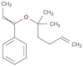 Benzene, [1-[(1,1-dimethyl-4-pentenyl)oxy]-1-propenyl]-