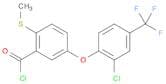 Benzoyl chloride, 5-[2-chloro-4-(trifluoromethyl)phenoxy]-2-(methylthio)-