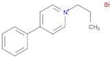 Pyridinium, 4-phenyl-1-propyl-, bromide