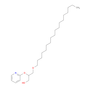 1-Propanol, 3-(octadecyloxy)-2-(2-pyridinyloxy)-
