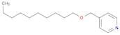 Pyridine, 4-[(decyloxy)methyl]-