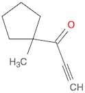 2-Propyn-1-one, 1-(1-methylcyclopentyl)-