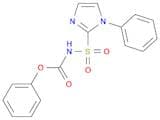 Carbamic acid, [(1-phenyl-1H-imidazol-2-yl)sulfonyl]-, phenyl ester