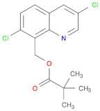 Propanoic acid, 2,2-dimethyl-, (3,7-dichloro-8-quinolinyl)methyl ester