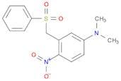 Benzenamine, N,N-dimethyl-4-nitro-3-[(phenylsulfonyl)methyl]-