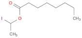 Octanoic acid, 1-iodoethyl ester