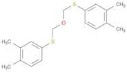 Benzene, 1,1'-[oxybis(methylenethio)]bis[3,4-dimethyl-