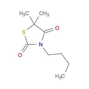 2,4-Thiazolidinedione, 3-butyl-5,5-dimethyl-