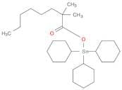 Stannane, tricyclohexyl[(2,2-dimethyl-1-oxooctyl)oxy]-