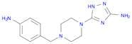 1H-1,2,4-Triazol-3-amine, 5-[4-[(4-aminophenyl)methyl]-1-piperazinyl]-