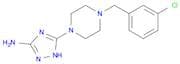 1H-1,2,4-Triazol-3-amine, 5-[4-[(3-chlorophenyl)methyl]-1-piperazinyl]-
