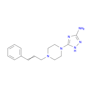 1H-1,2,4-Triazol-3-amine, 5-[4-(3-phenyl-2-propenyl)-1-piperazinyl]-