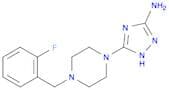 1H-1,2,4-Triazol-3-amine, 5-[4-[(2-fluorophenyl)methyl]-1-piperazinyl]-
