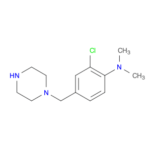 Benzenamine, 2-chloro-N,N-dimethyl-4-(1-piperazinylmethyl)-
