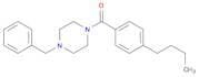 Piperazine, 1-(4-butylbenzoyl)-4-(phenylmethyl)-