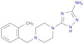 1H-1,2,4-Triazol-3-amine, 5-[4-[(2-methylphenyl)methyl]-1-piperazinyl]-