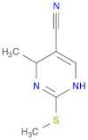 4-Methyl-2-(methylthio)-1,4-dihydropyrimidine-5-carbonitrile