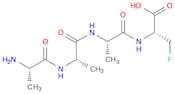 L-Alanine, N-[N-(N-L-alanyl-L-alanyl)-L-alanyl]-3-fluoro-