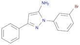 1-(3-Bromophenyl)-3-phenyl-1H-pyrazol-5-amine