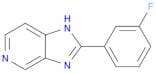 1H-Imidazo[4,5-c]pyridine, 2-(3-fluorophenyl)-