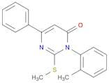 2-(Methylthio)-6-phenyl-3-(o-tolyl)pyrimidin-4(3H)-one