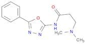 Propanamide, 3-(dimethylamino)-N-(5-phenyl-1,3,4-oxadiazol-2-yl)-