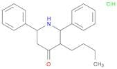 4-Piperidinone, 3-butyl-2,6-diphenyl-, hydrochloride