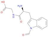 Glycine, N-(1-formyl-L-tryptophyl)-