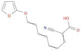 2,4,6,8-Nonatetraenoic acid, 2-cyano-9-(2-furanyloxy)-