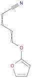 2,4-Pentadienenitrile, 5-(2-furanyloxy)-