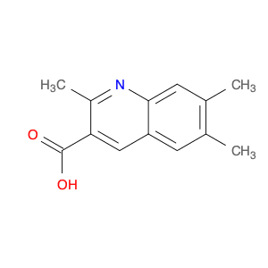2,6,7-Trimethylquinoline-3-carboxylic acid