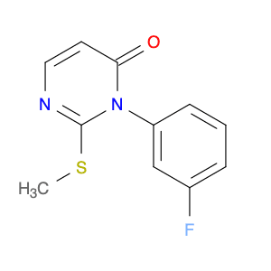 3-(3-Fluorophenyl)-2-(methylthio)pyrimidin-4(3H)-one