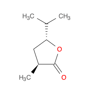 2(3H)-Furanone, dihydro-3-methyl-5-(1-methylethyl)-, trans-