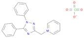 Pyridinium, 1-[(1,5-diphenyl-1H-1,2,4-triazol-3-yl)methyl]-, perchlorate