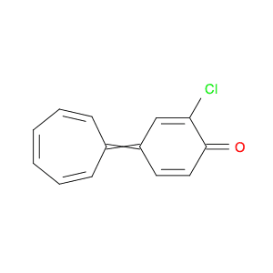 2,5-Cyclohexadien-1-one, 2-chloro-4-(2,4,6-cycloheptatrien-1-ylidene)-