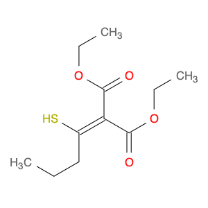 Propanedioic acid, (1-mercaptobutylidene)-, diethyl ester