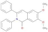 1(2H)-Isoquinolinone, 6,7-dimethoxy-2,3-diphenyl-