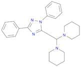 Piperidine, 1,1'-[(1,3-diphenyl-1H-1,2,4-triazol-5-yl)methylene]bis-