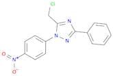 1H-1,2,4-Triazole, 5-(chloromethyl)-1-(4-nitrophenyl)-3-phenyl-