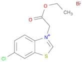 Benzothiazolium, 6-chloro-3-(2-ethoxy-2-oxoethyl)-, bromide