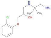 2-Propanol, 1-[(2-amino-1,1-dimethylethyl)amino]-3-(2-chlorophenoxy)-