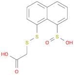 Acetic acid, [(8-sulfino-1-naphthalenyl)dithio]-